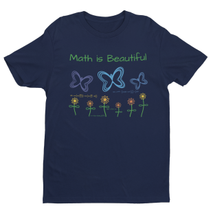 Math is Beautiful t-shirt mockup
