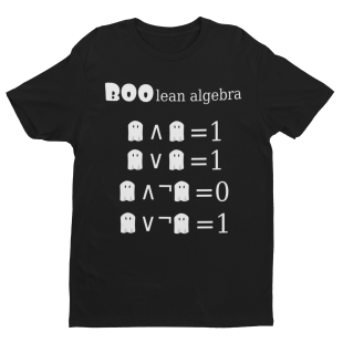 Boo-lean Algebra t-shirt mockup