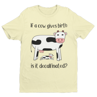 Decalfinated? t-shirt mockup