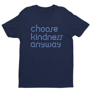 Choose Kindness Anyway t-shirt mockup