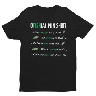 O-fish-ial Pun Shirt t-shirt mockup