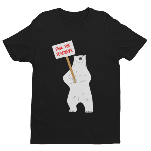Save the Teachers t-shirt mockup